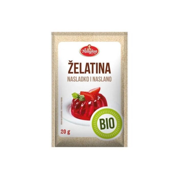 ŻELATYNA W PROSZKU BIO 20 g - AMYLON - obrazek 1