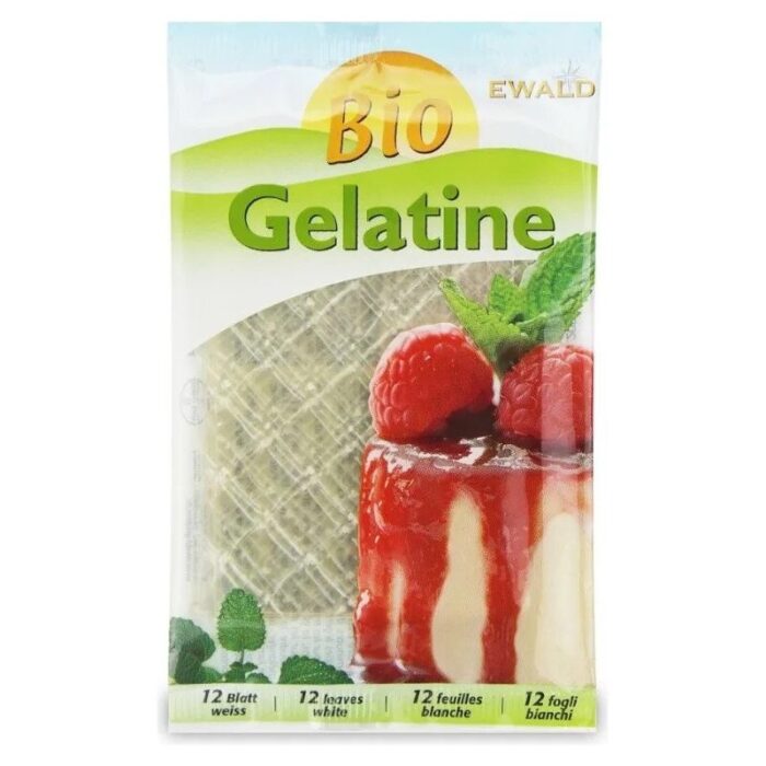 ŻELATYNA W LISTKACH (12 LISTKÓW) BIO 20 g - EWALD - obrazek 1