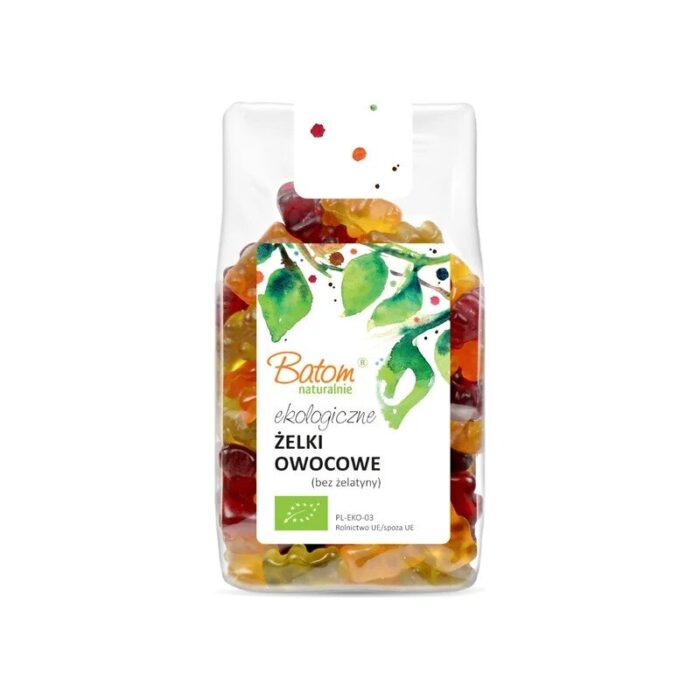 Żelki owocowe bez żelatyny 250g BATOM BIO - obrazek 1