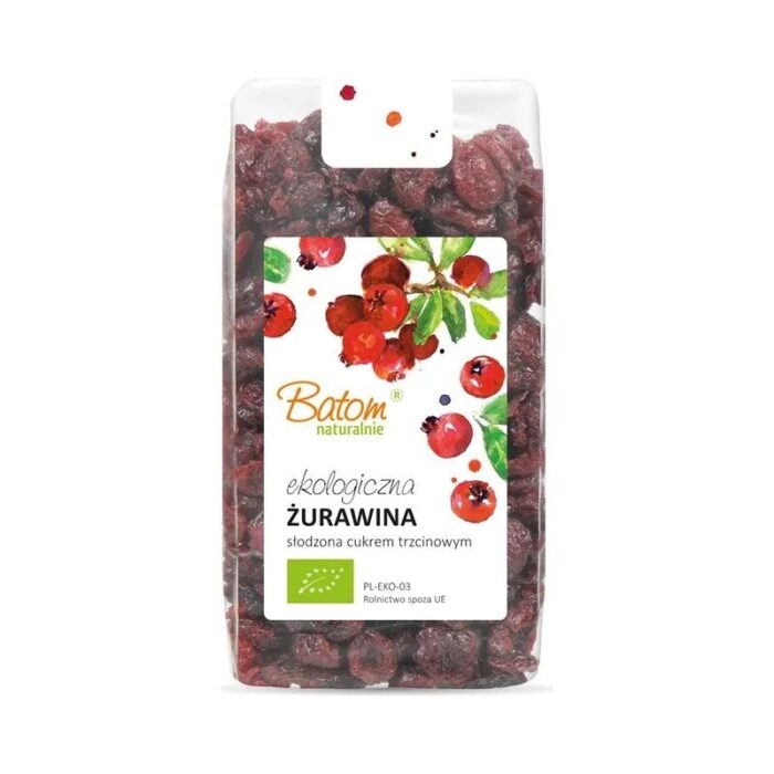 Żurawina słodzona 250g BATOM BIO - obrazek 1